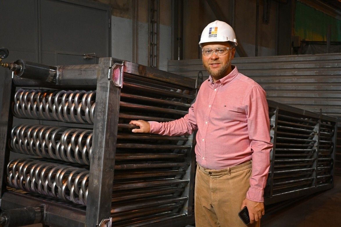 Cold Energy launches Russia's first finned tube line for closed-circuit cooling towers