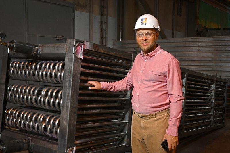 Cold Energy launches Russia's first finned tube line for closed-circuit cooling towers