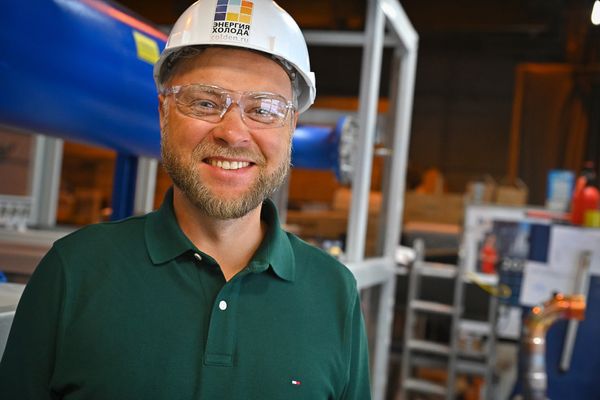 Maxim Krasnov at the NCT plant in Sertolovo